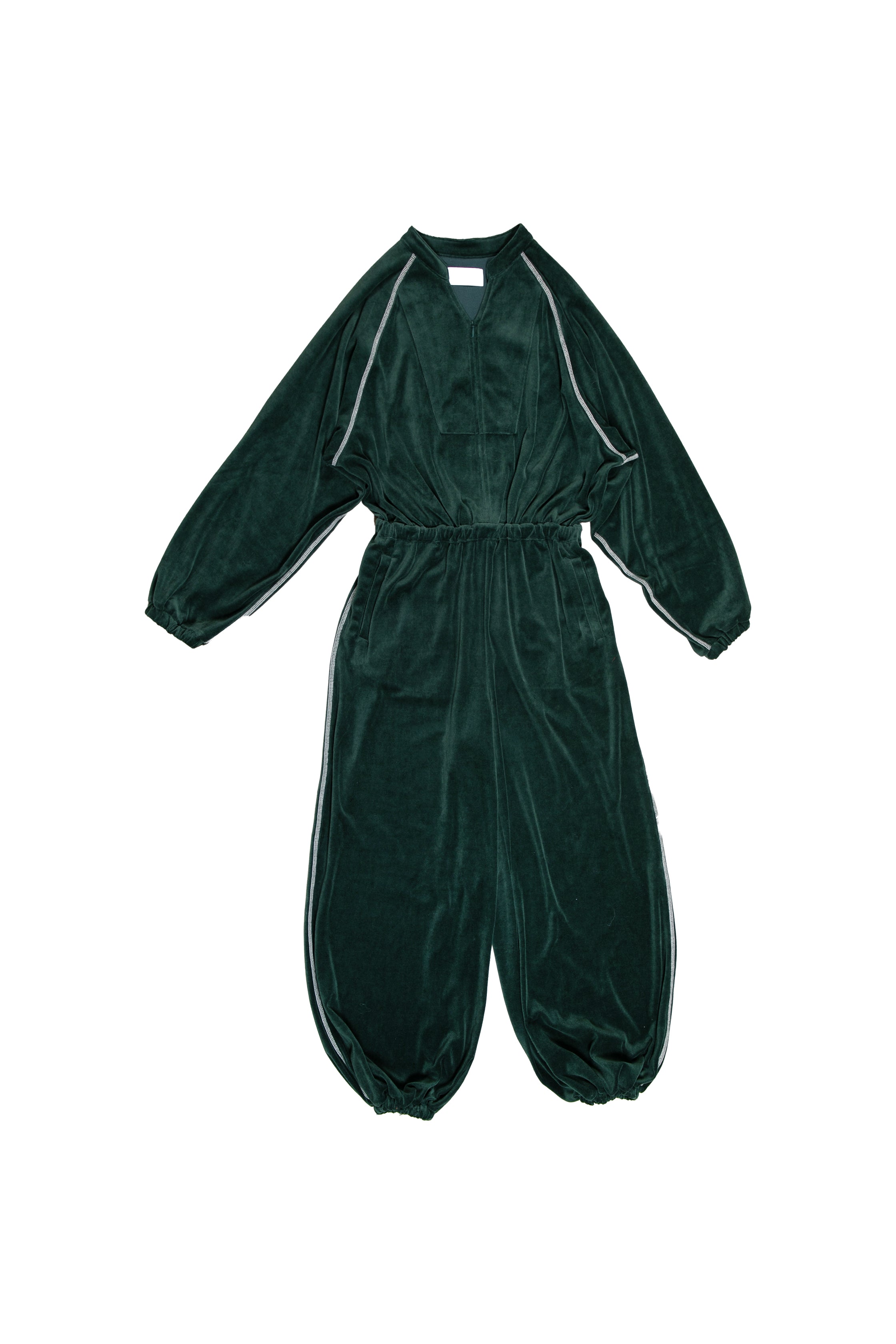 Velour jump suit（SAMPLE）