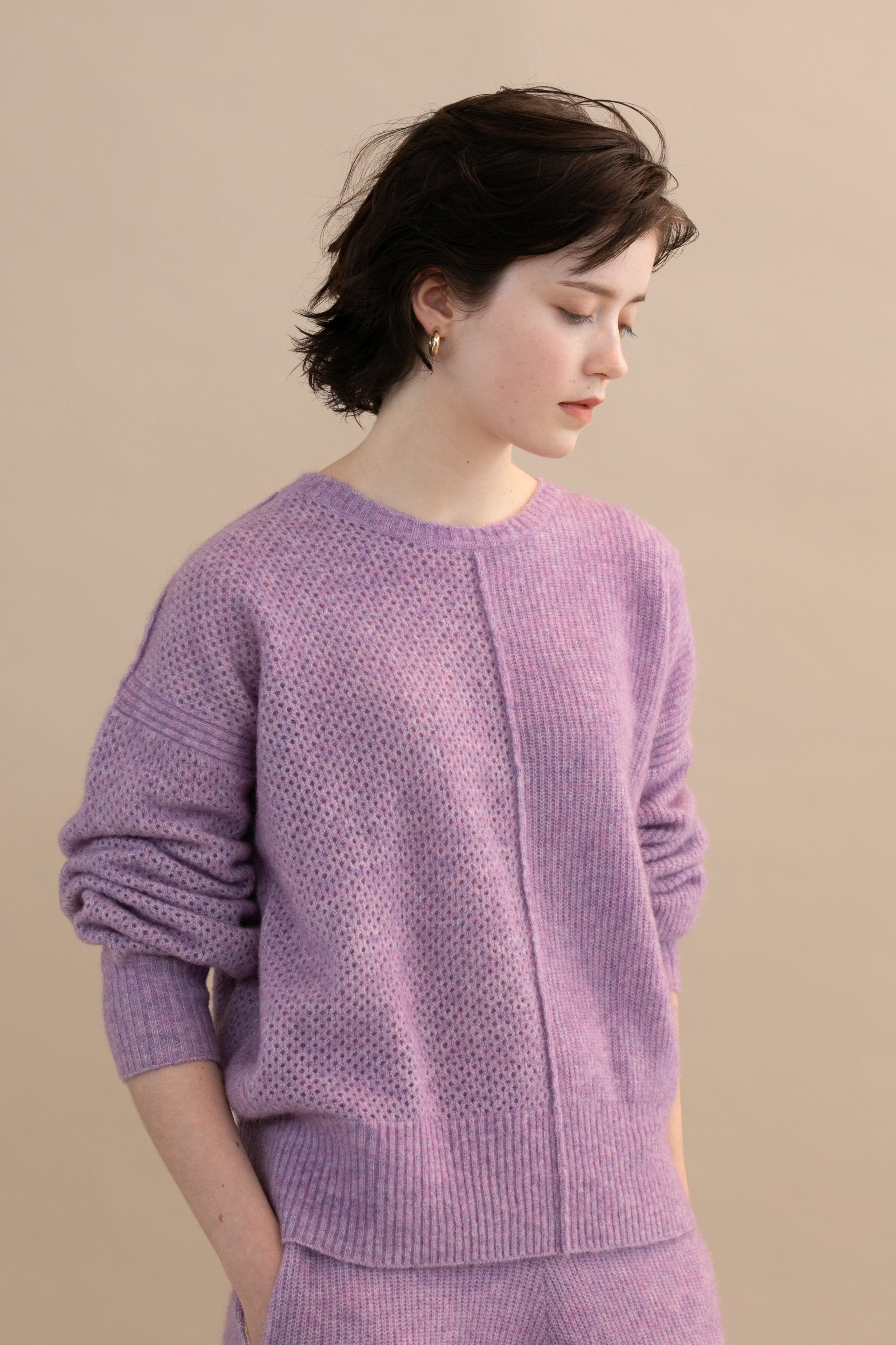【louren】mohair knit pullover