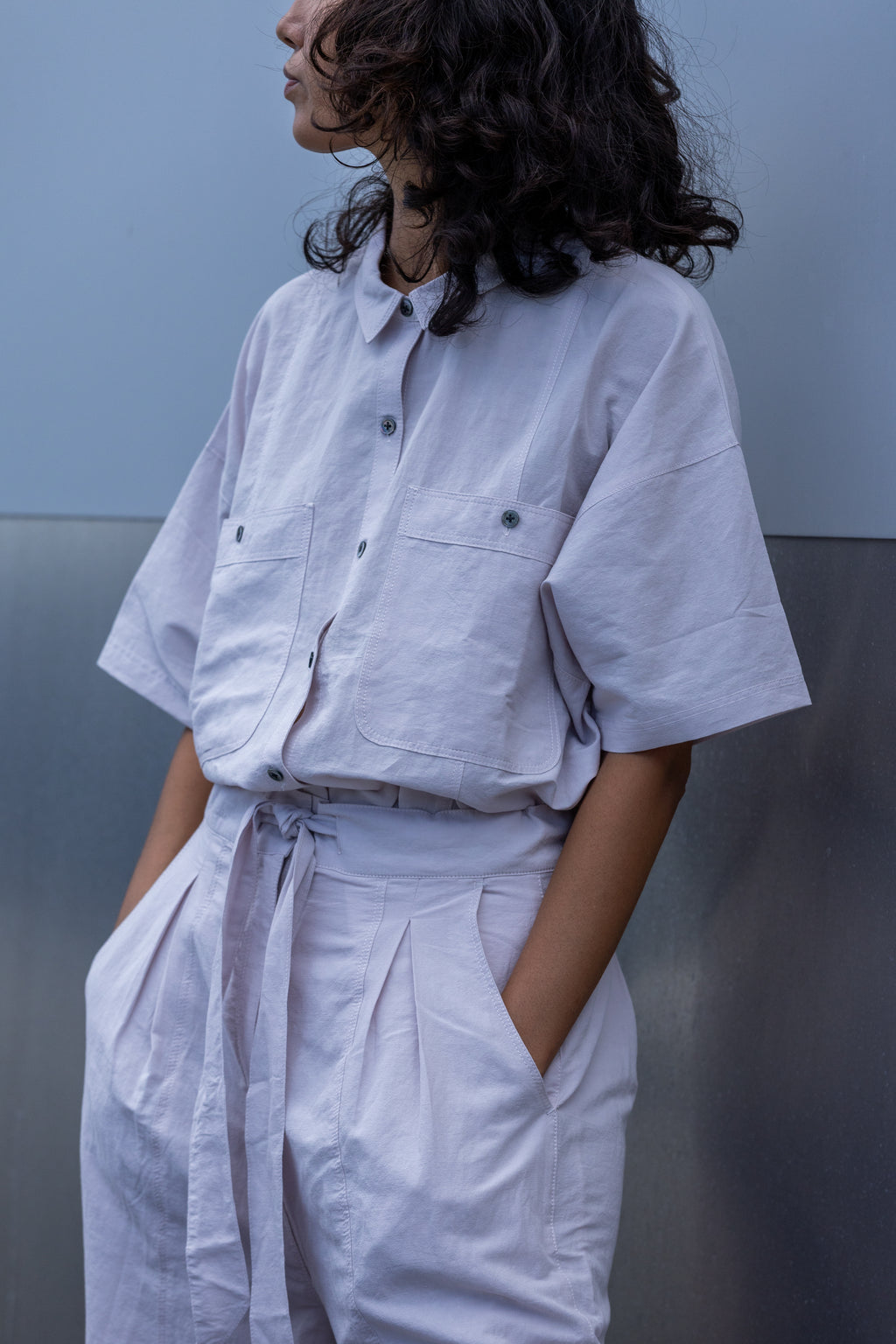 Cotton linen shirt