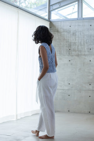 Cotton linen pants