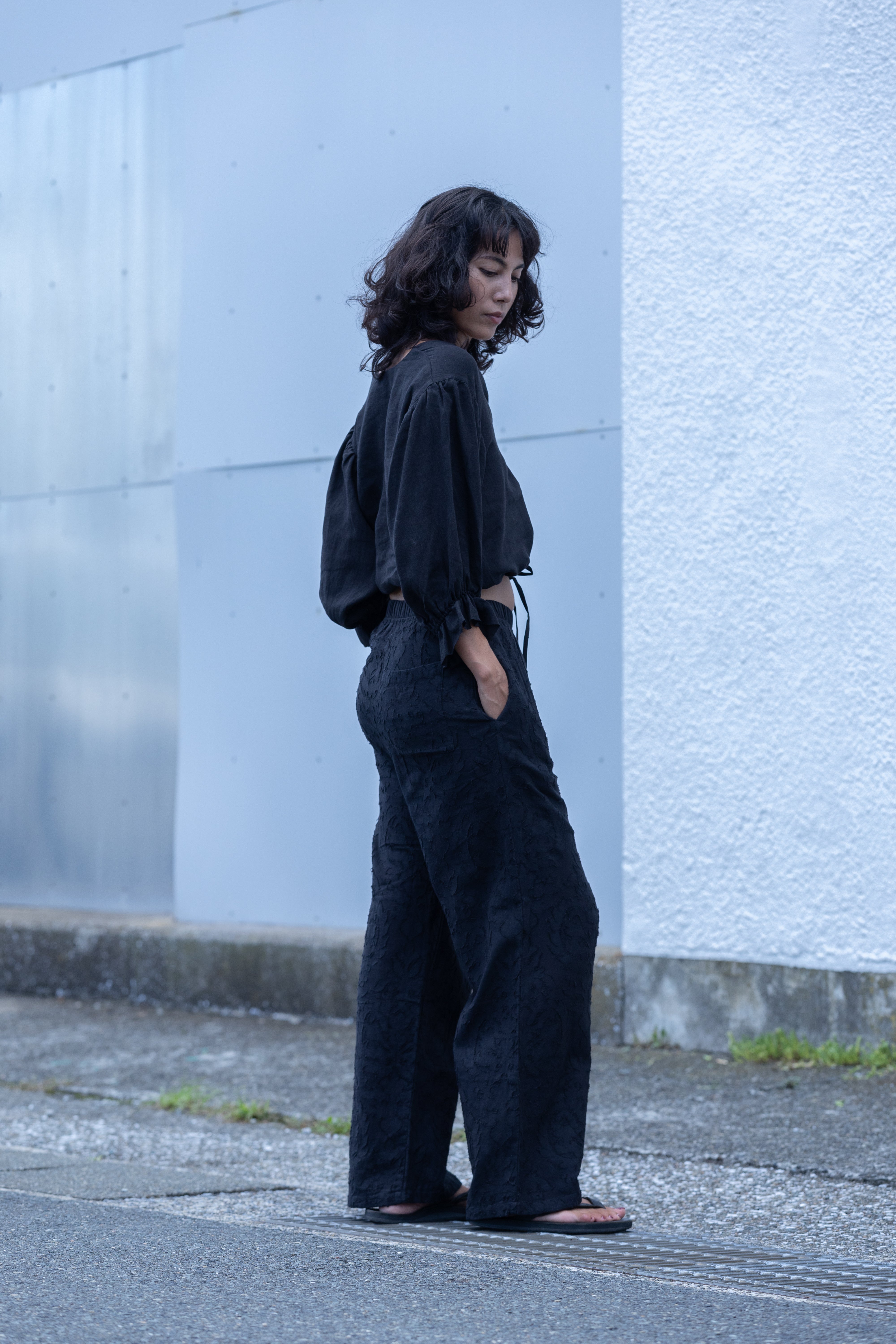 Jacquard pants