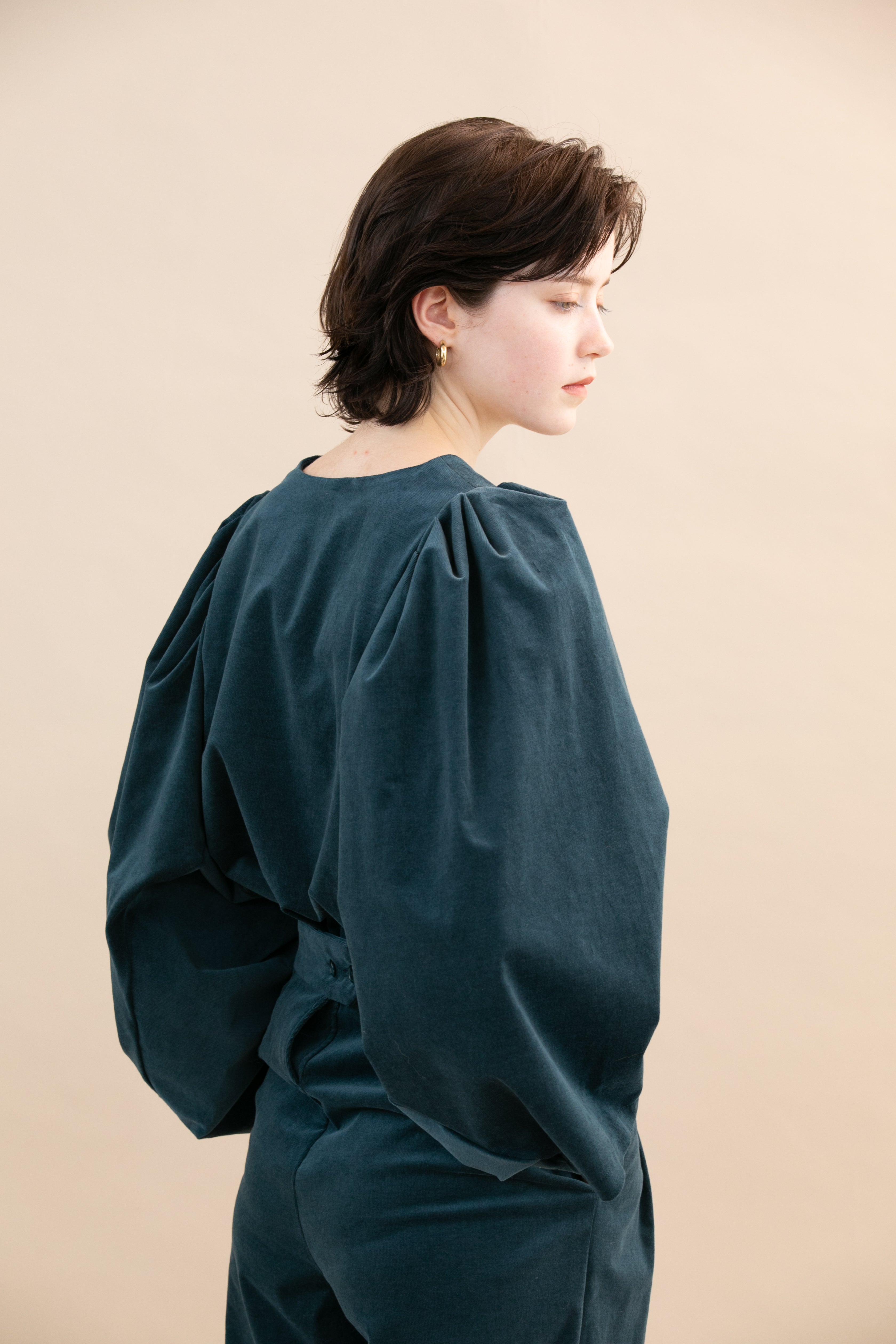 Corduroy blouse（SAMPLE）