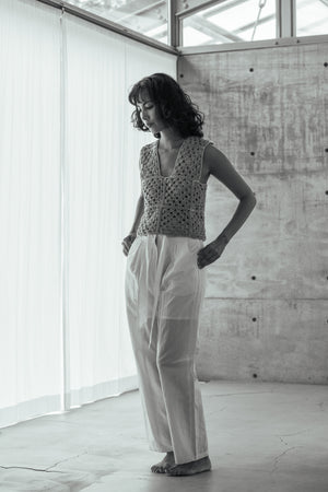 Cotton linen pants