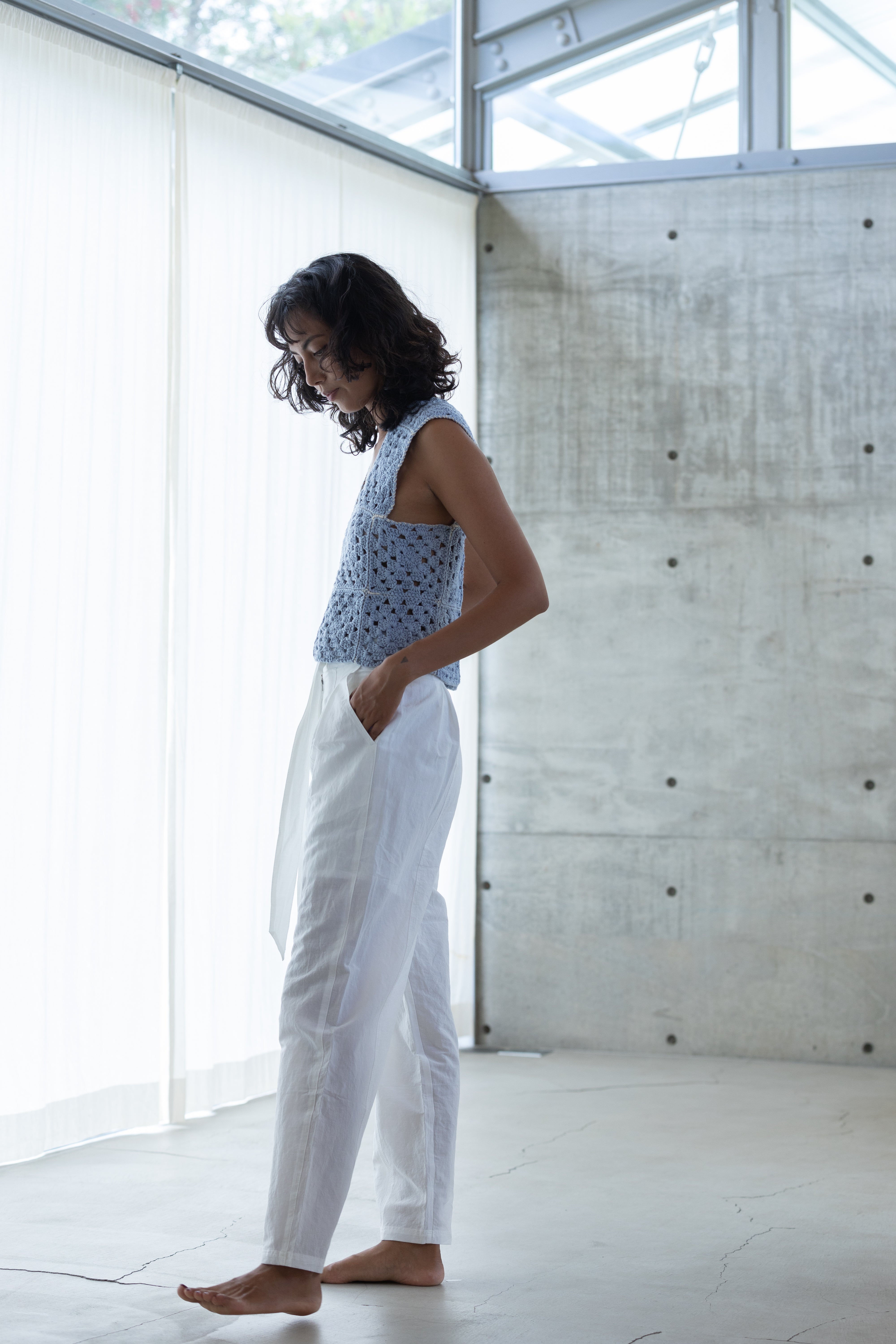 Handmade crochet tank-top