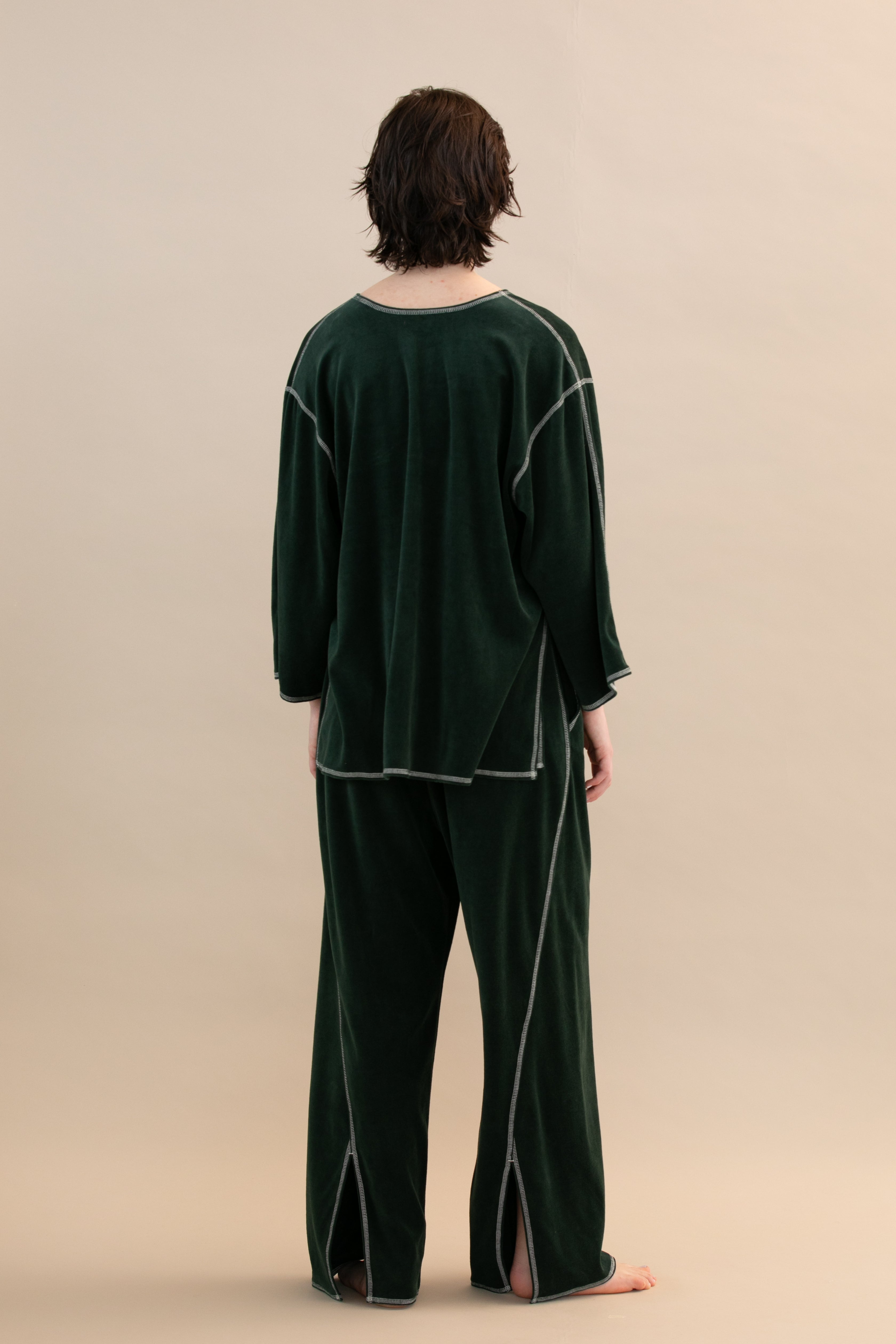 Velour pullover