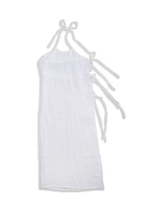 Linen halter-cami dress