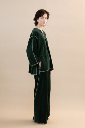 Velour pullover