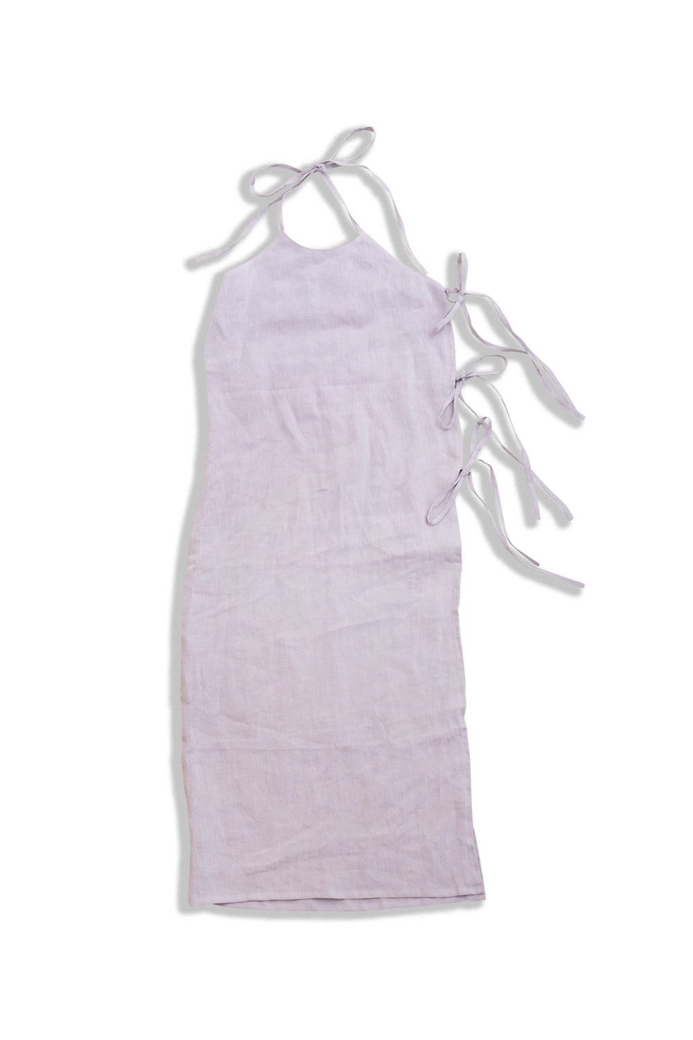 Linen halter-cami dress