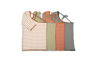 Cotton border asymmetry Tee