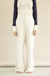 Cotton linen herringbone pants